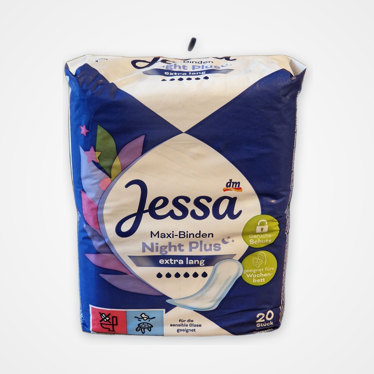 Serviettes Hygiéniques Maxi Nuit Plus - Jessa (Paquet de 20)