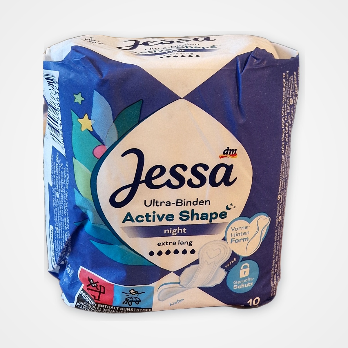 Serviettes Hygiéniques Ultra Nuit Active Shape - Jessa (Paquet de 10)