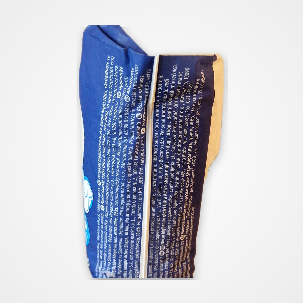 Serviettes Hygiéniques Ultra Nuit Active Shape - Jessa (Paquet de 10)