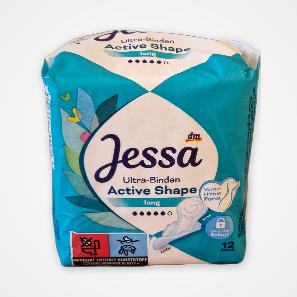 Serviettes Hygiéniques Ultra Longues Active Shape - Jessa (Paquet de 12)