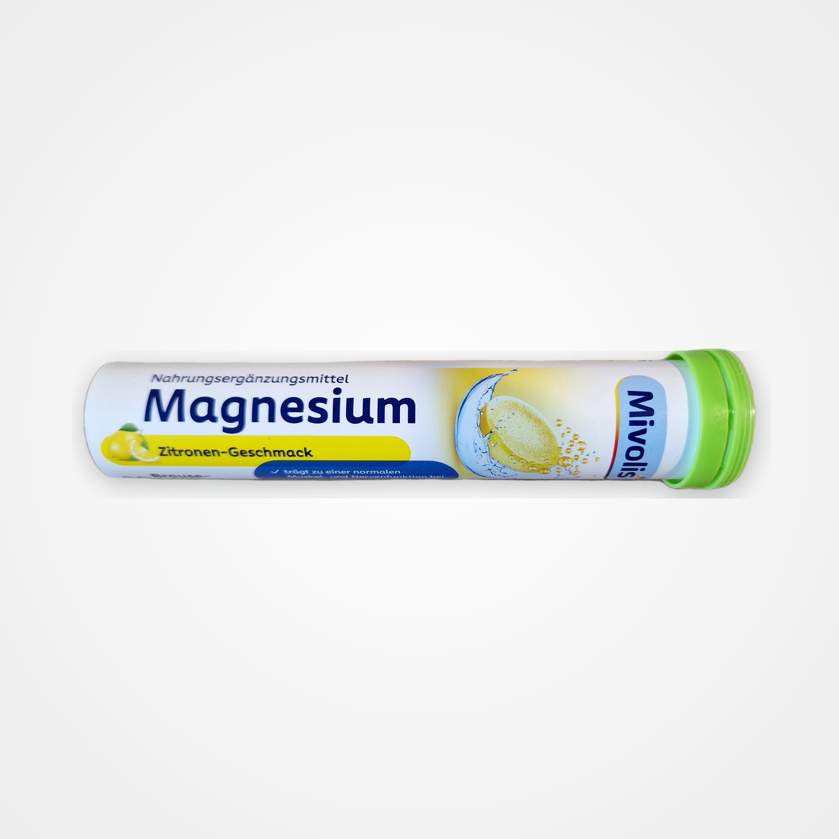 Magnésium Comprimés Effervescents Goût Citron - Mivolis (Tube de 20)