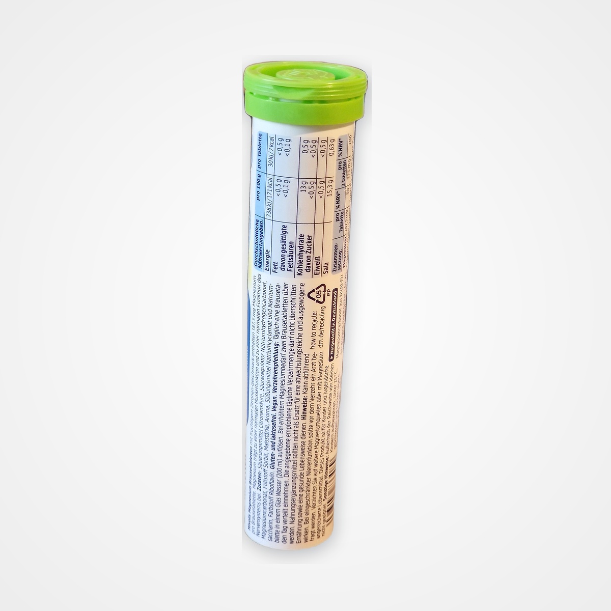 Magnésium Comprimés Effervescents Goût Citron - Mivolis (Tube de 20)