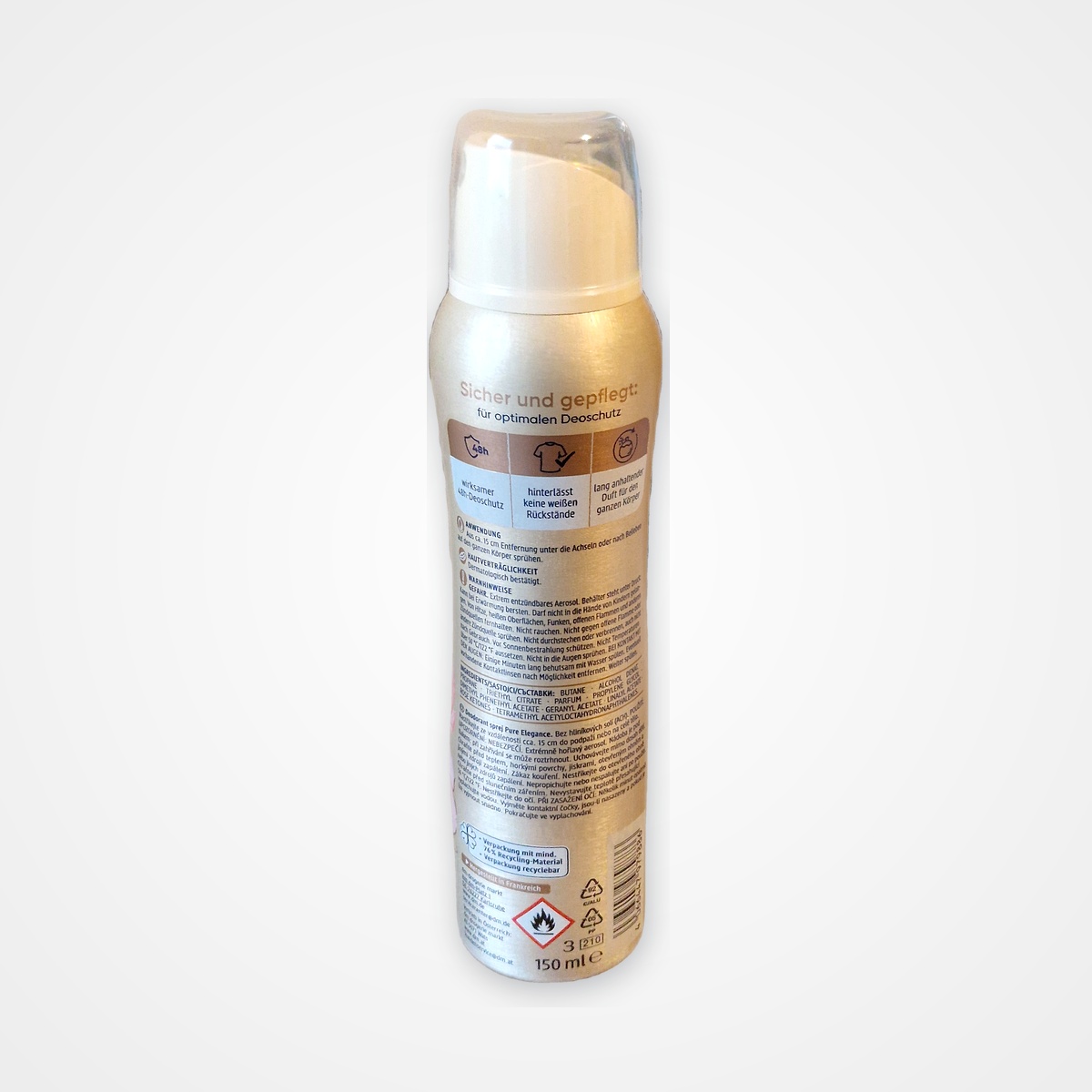 Déodorant Spray Dove Advanced Care Original 72h (150 ml)