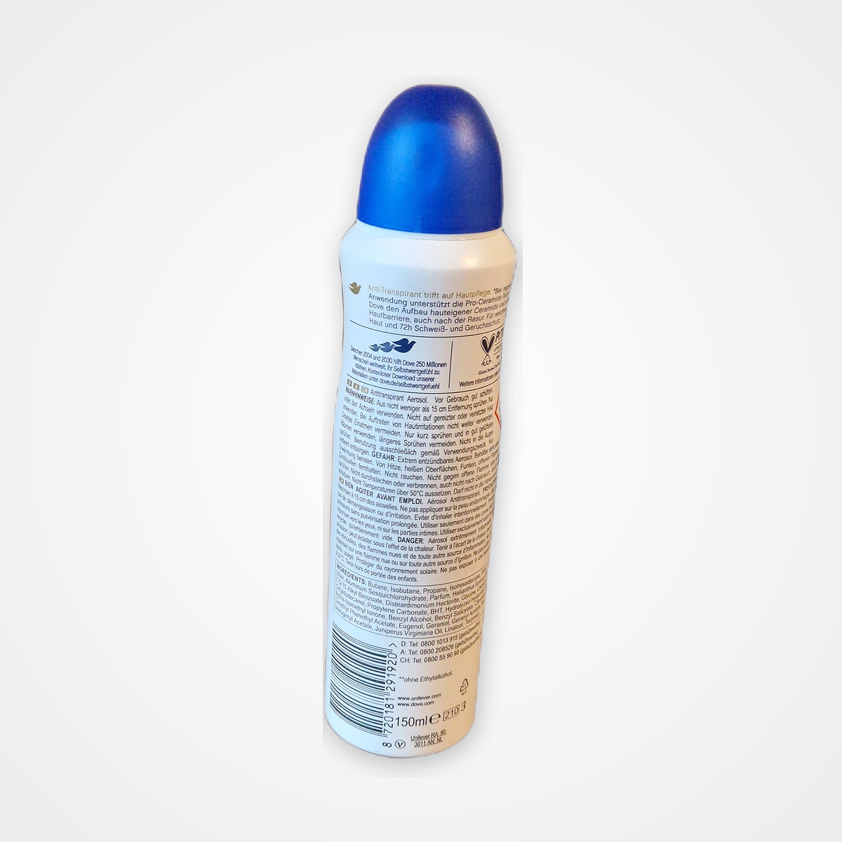 Déodorant Spray Dove Advanced Care Original 72h (150 ml)
