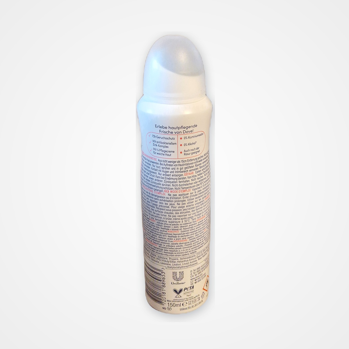 Déodorant Spray Dove Fresh Care Pêche (150 ml)