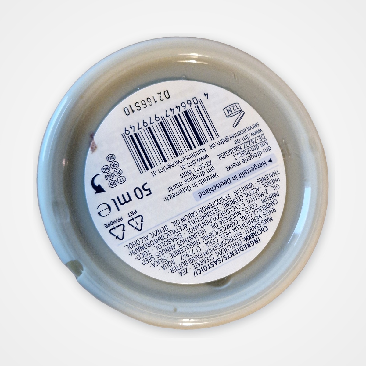 Crème Déodorante Sensitive Huile de Coco - Balea (Pot 50 ml)