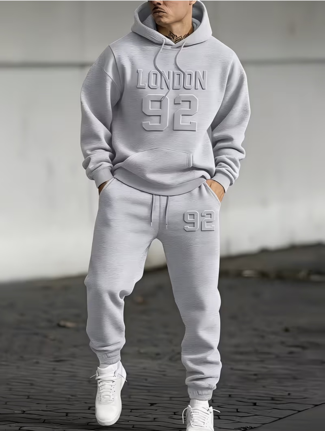 Survêtement sweat à capuche London 92
