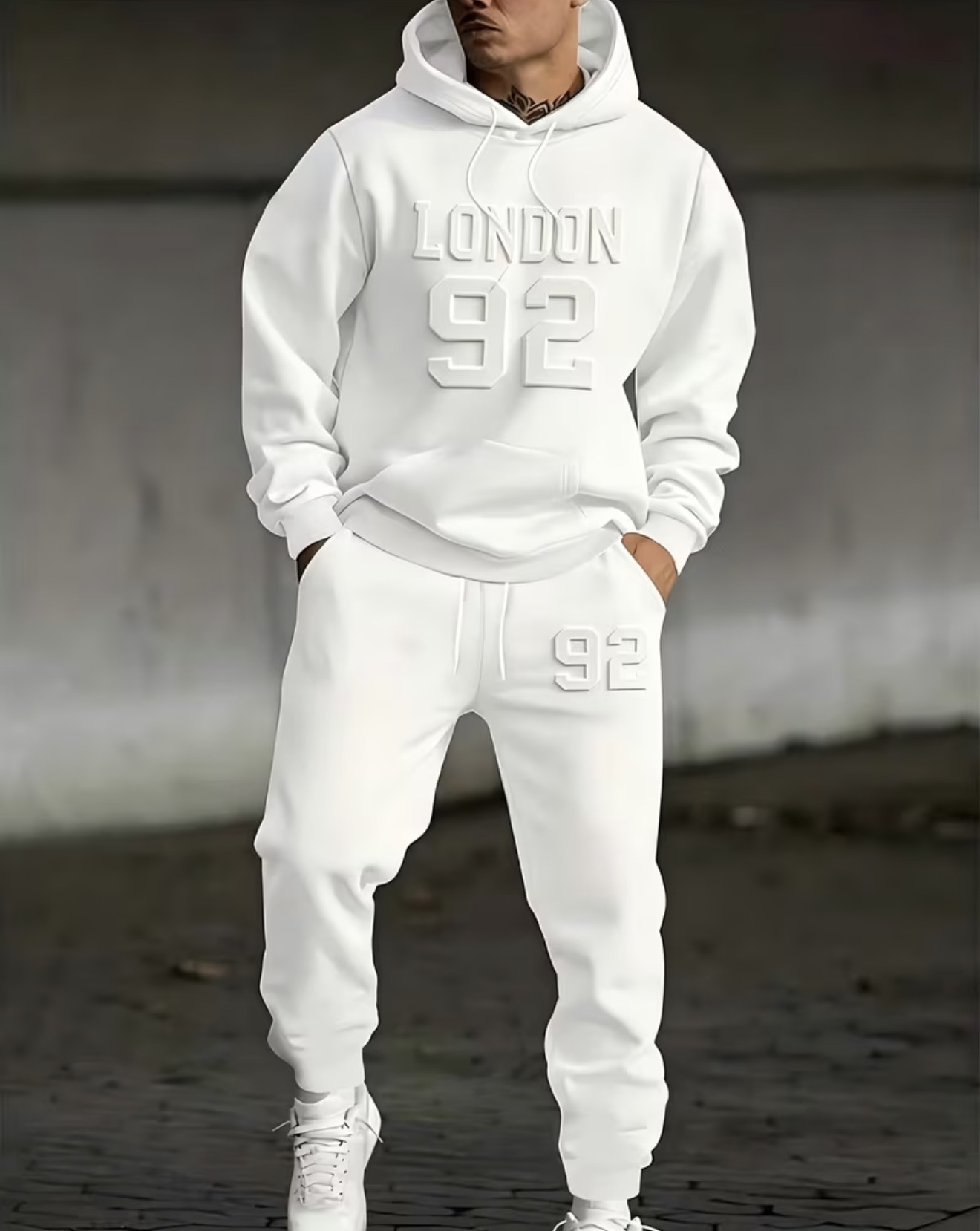 Survêtement sweat à capuche London 92