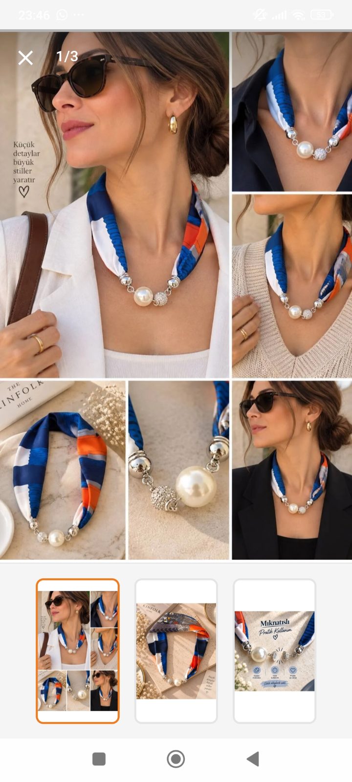 Accesoire en colier